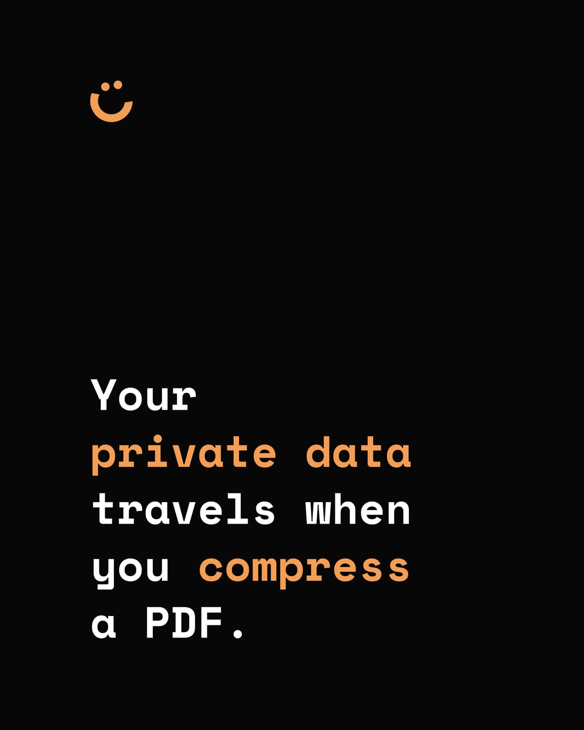 your private data travels when you compress a pdf